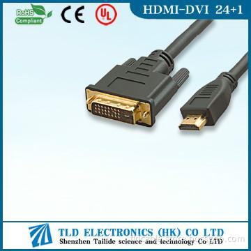 HDMI to DVI-D 24+1 Cable